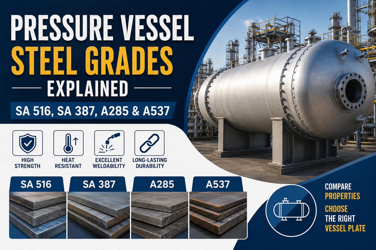 pressure vessel steel plates