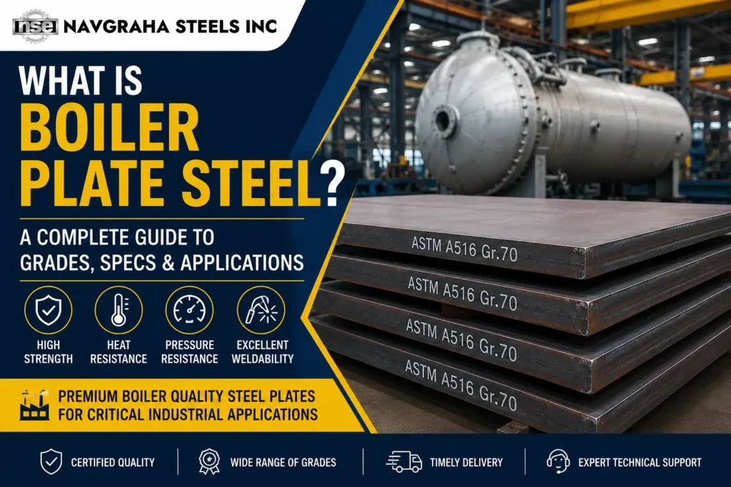 Boiler plate steel used in power plants