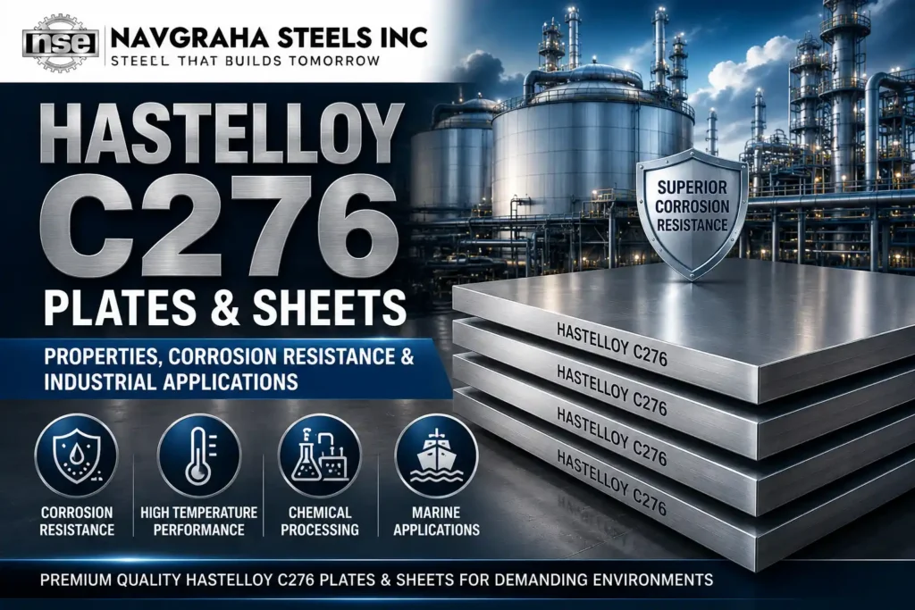 Hastelloy C276 plates for chemical processing industries